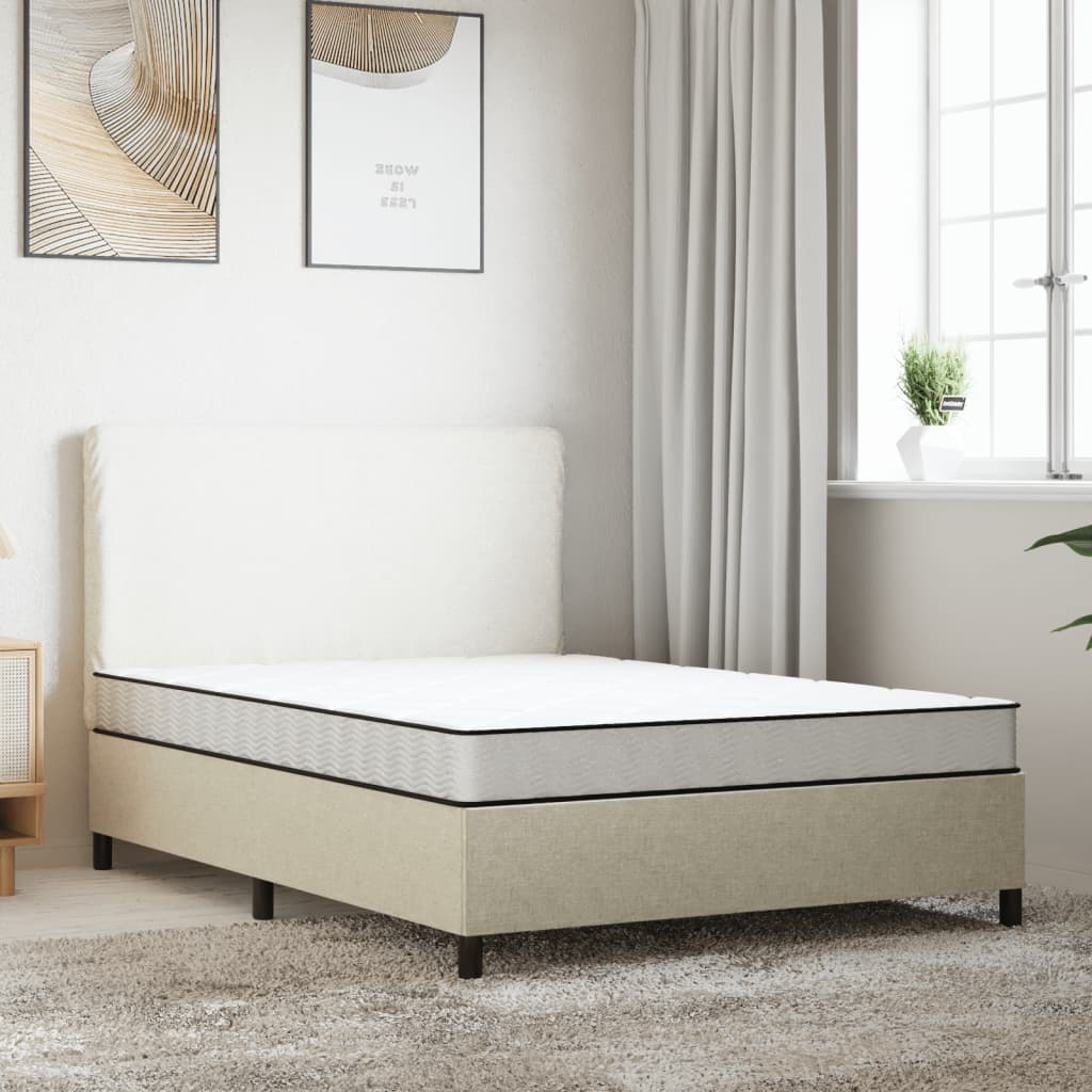 Foam mattress, medium soft firmness, 140x190 cm