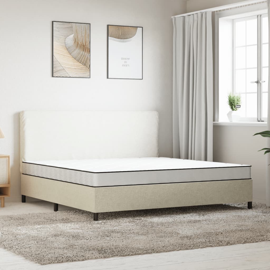 Foam mattress, medium soft firmness, 200x200 cm