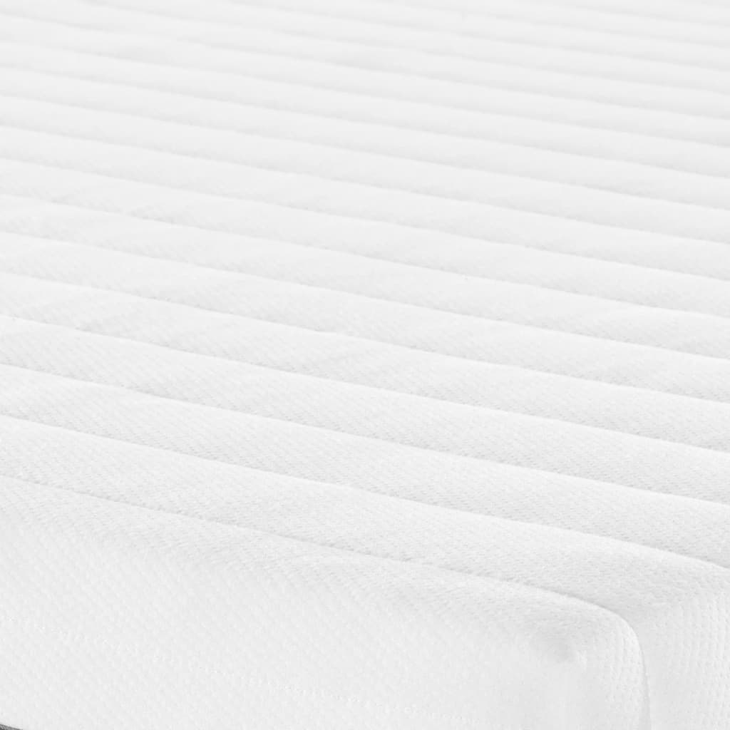 Foam mattress, medium soft firmness, 80x200 cm