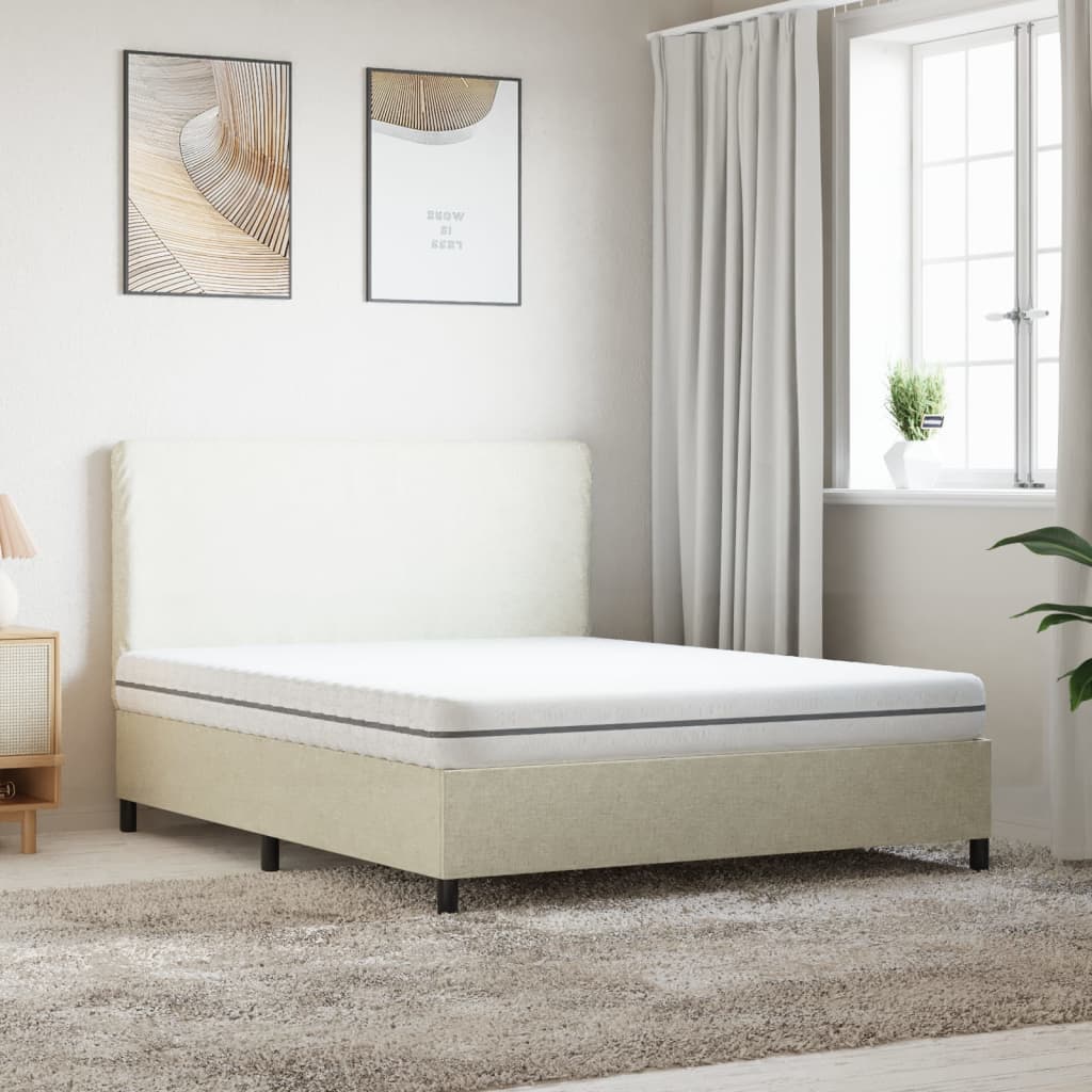 Foam mattress, medium soft firmness, 160x200 cm