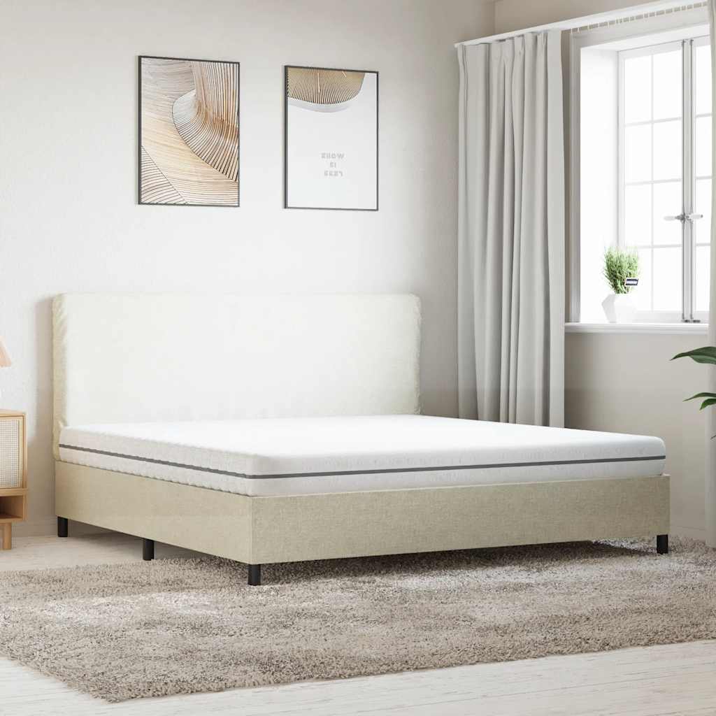 Foam mattress, medium soft firmness, 200x200 cm