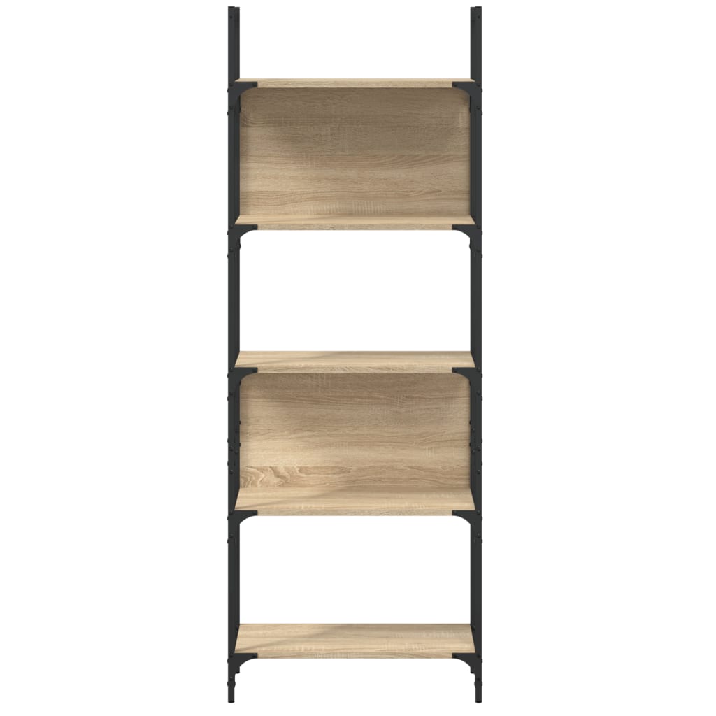 5-tier bookcase, sonoma oak, 60.5x24x166.5 cm