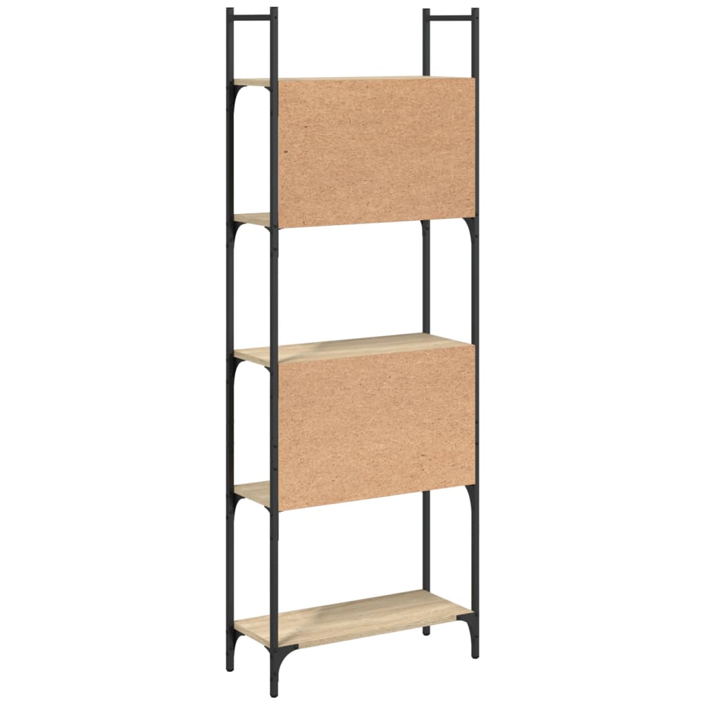 5-tier bookcase, sonoma oak, 60.5x24x166.5 cm