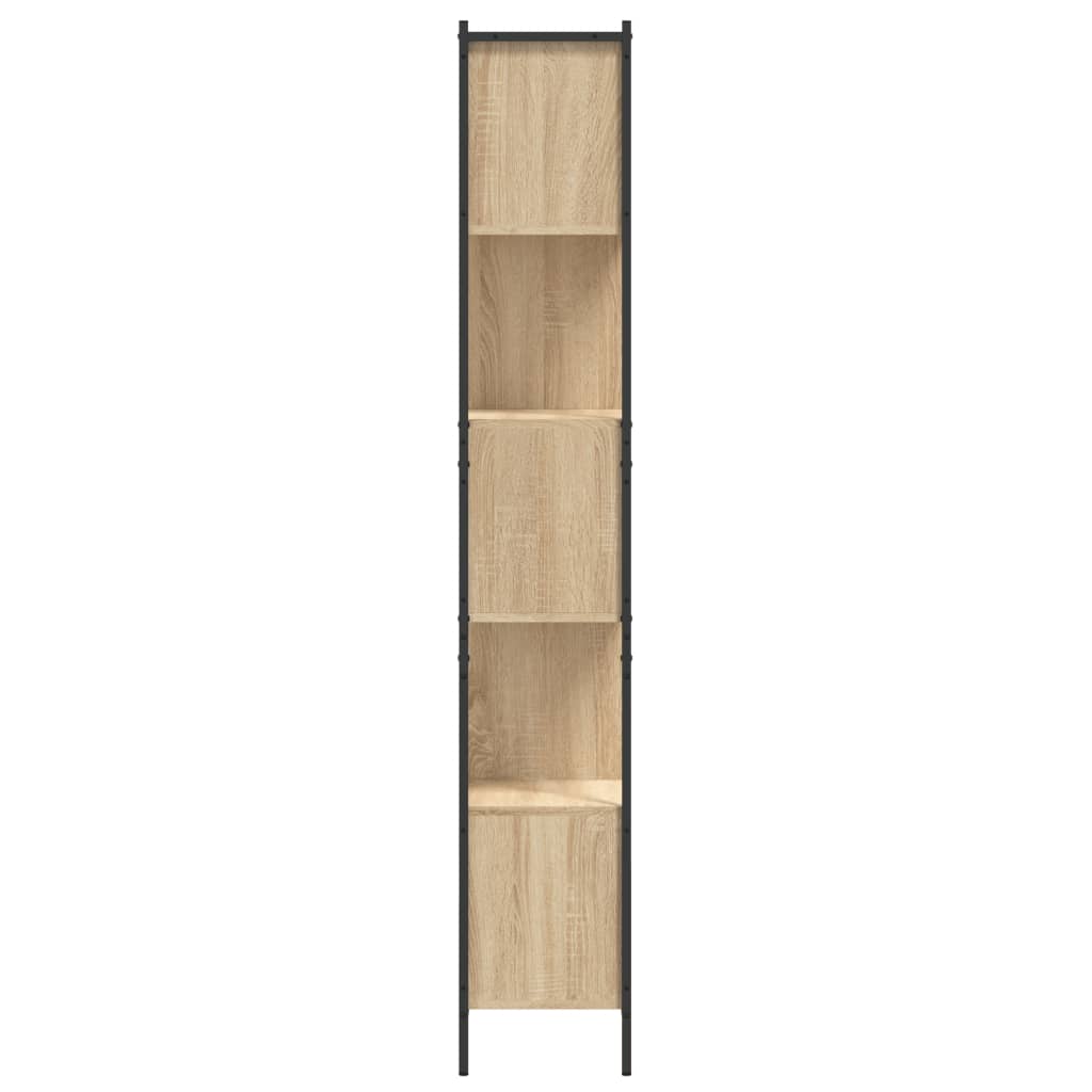 Bookcase, sonoma oak, 72x28x172 cm, processed wood