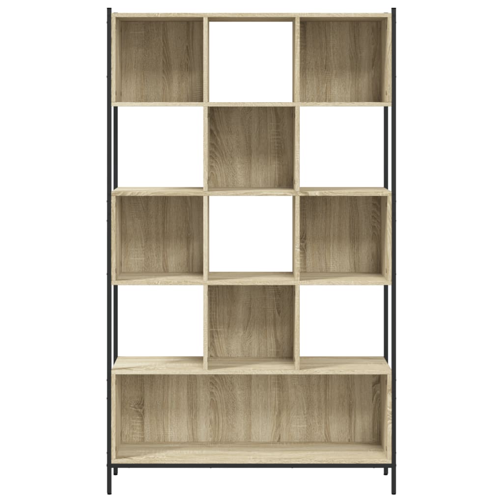 Bookcase, sonoma oak, 102x28x172 cm, processed wood