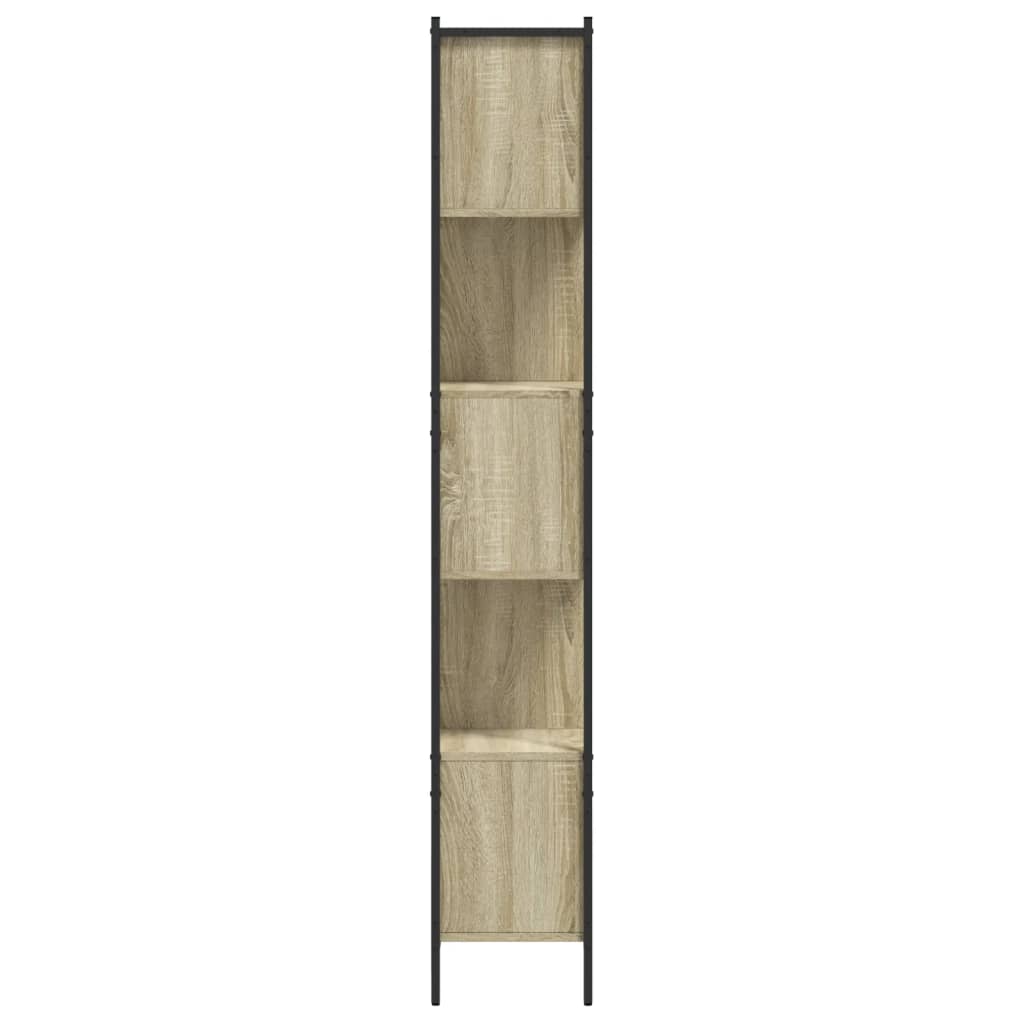 Bookcase, sonoma oak, 102x28x172 cm, processed wood