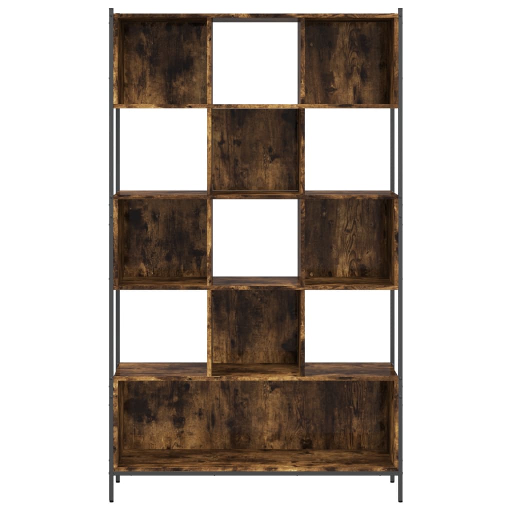 Bookcase, smoky oak, 102x28x172 cm, engineered wood