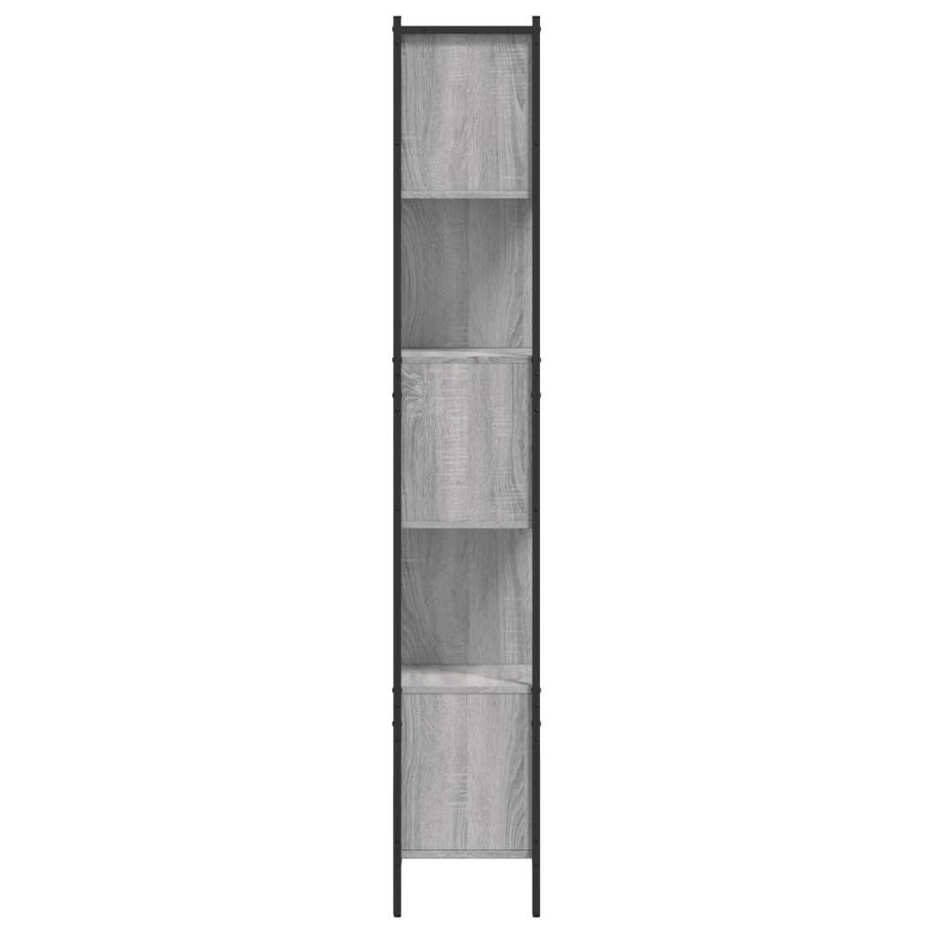 Bookcase, sonoma grey, 102x28x172 cm, engineered wood