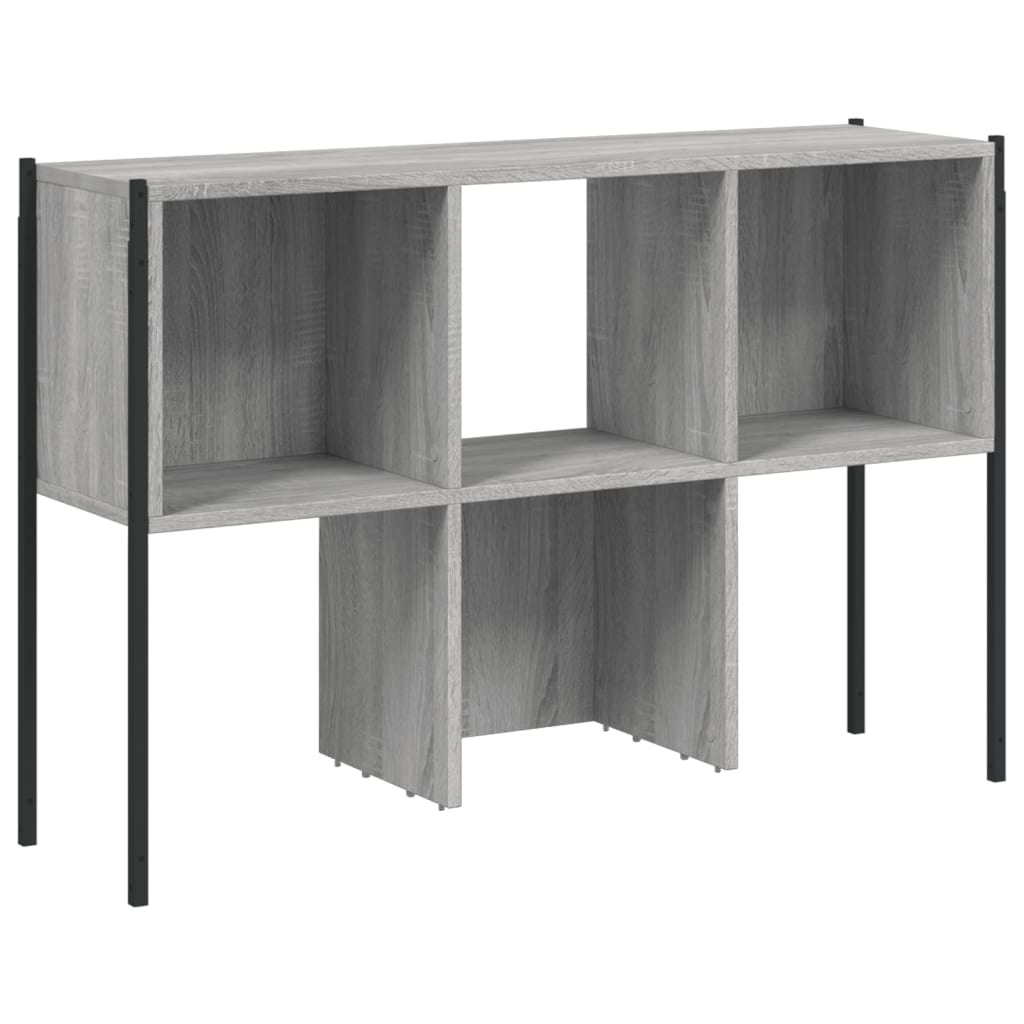 Bookcase, sonoma grey, 102x28x172 cm, engineered wood