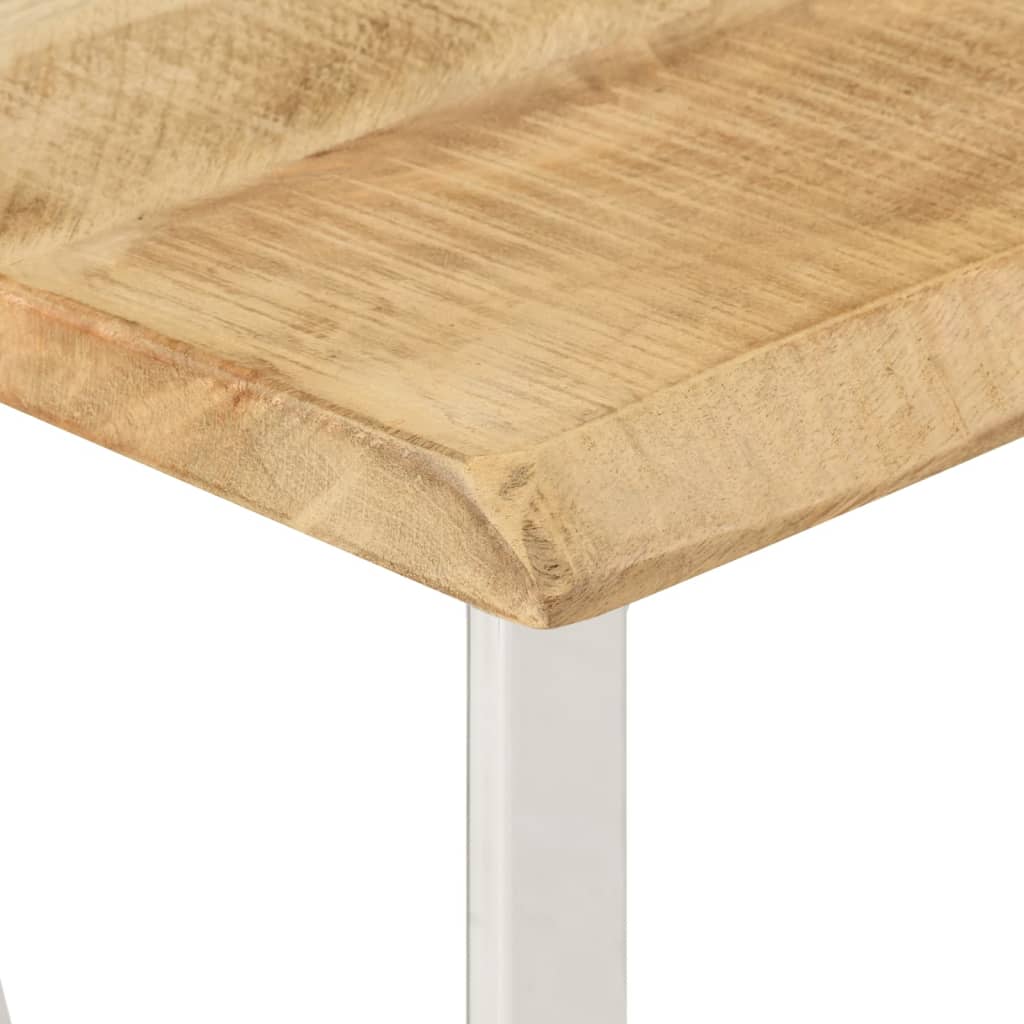 Console table, natural edges, 105x33x76 cm, solid mango wood