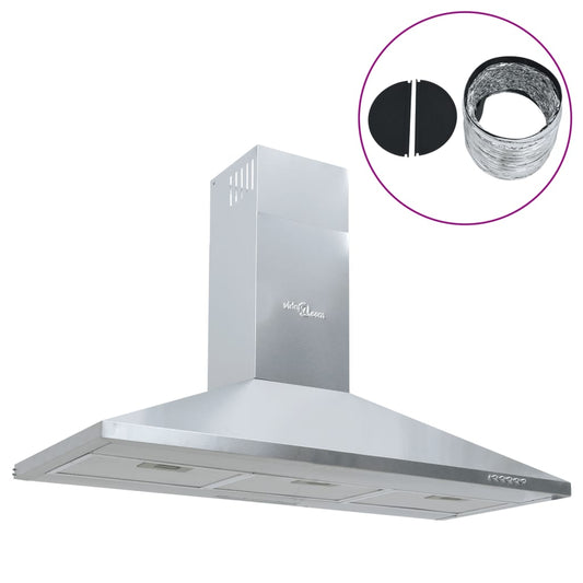 Cooker hood, 90 cm, stainless steel