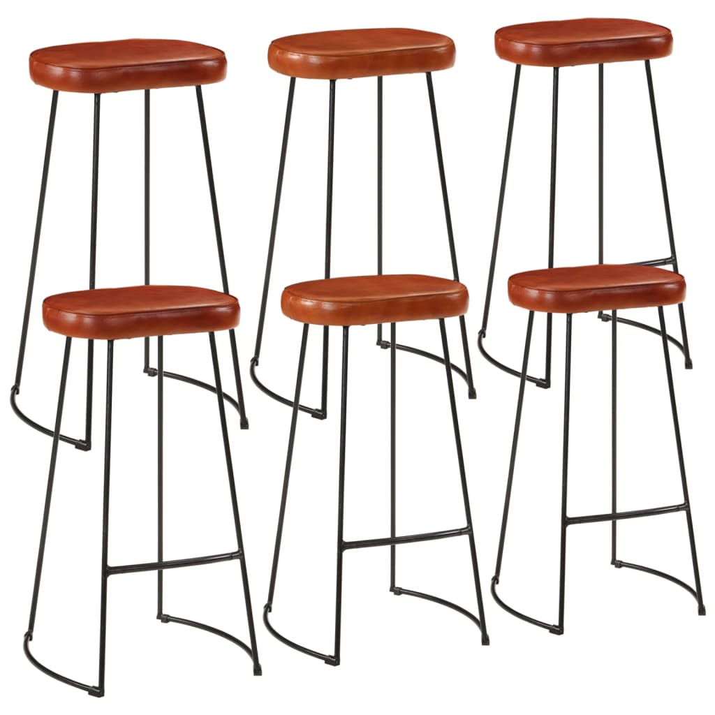 Bar set, 7 pieces, solid mango wood and metal