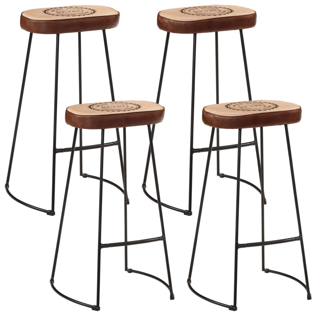 Bar set, 5 pieces, solid raw mango wood and metal