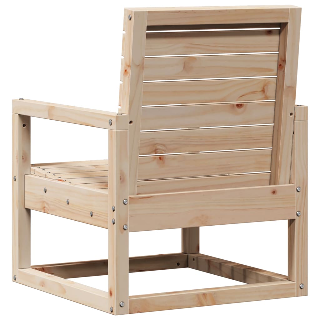 Garden furniture set, 3 pieces, solid pine wood