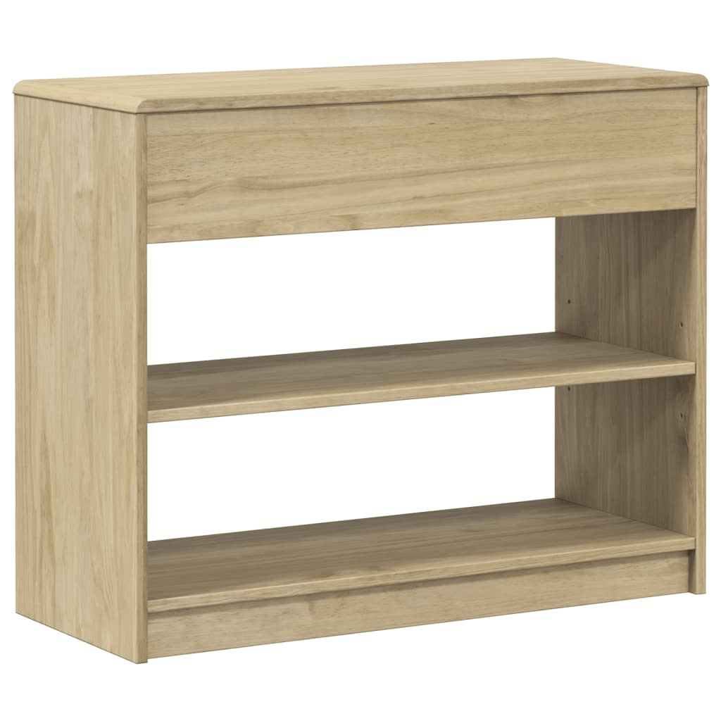 Console table "SAUDA", oak, 89.5x36.5x73 cm, solid pine wood