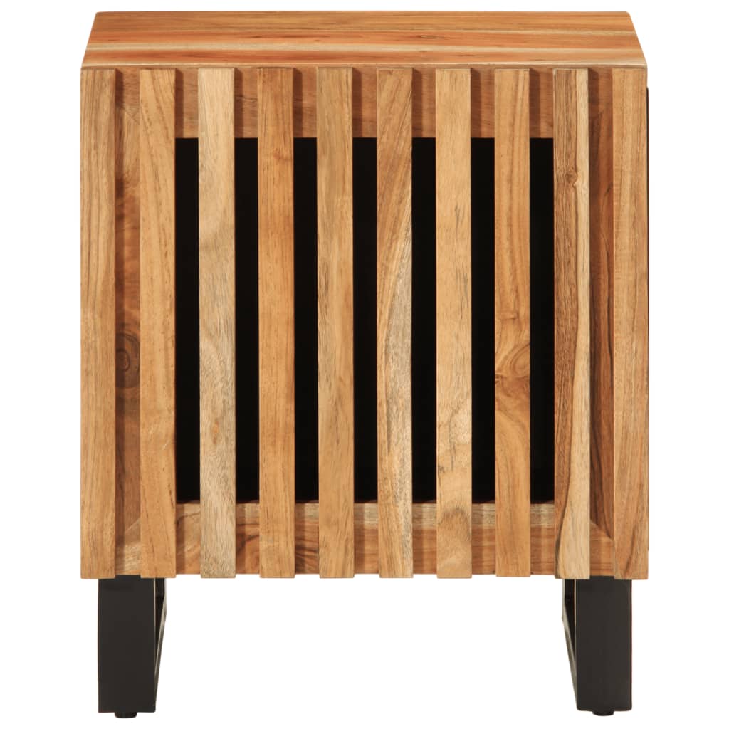 Bedside table, 40x34x46 cm, solid acacia wood