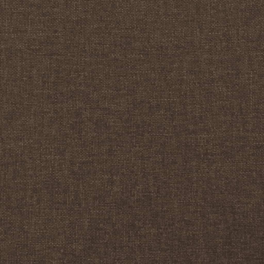 Saltea de pat cu arcuri, maro închis, 120x190x20 cm, textil