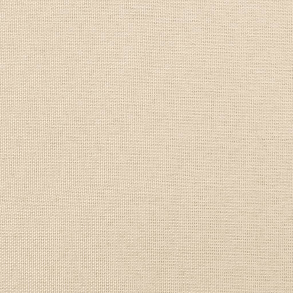 Saltea de pat cu arcuri, crem, 120x190x20 cm, textil