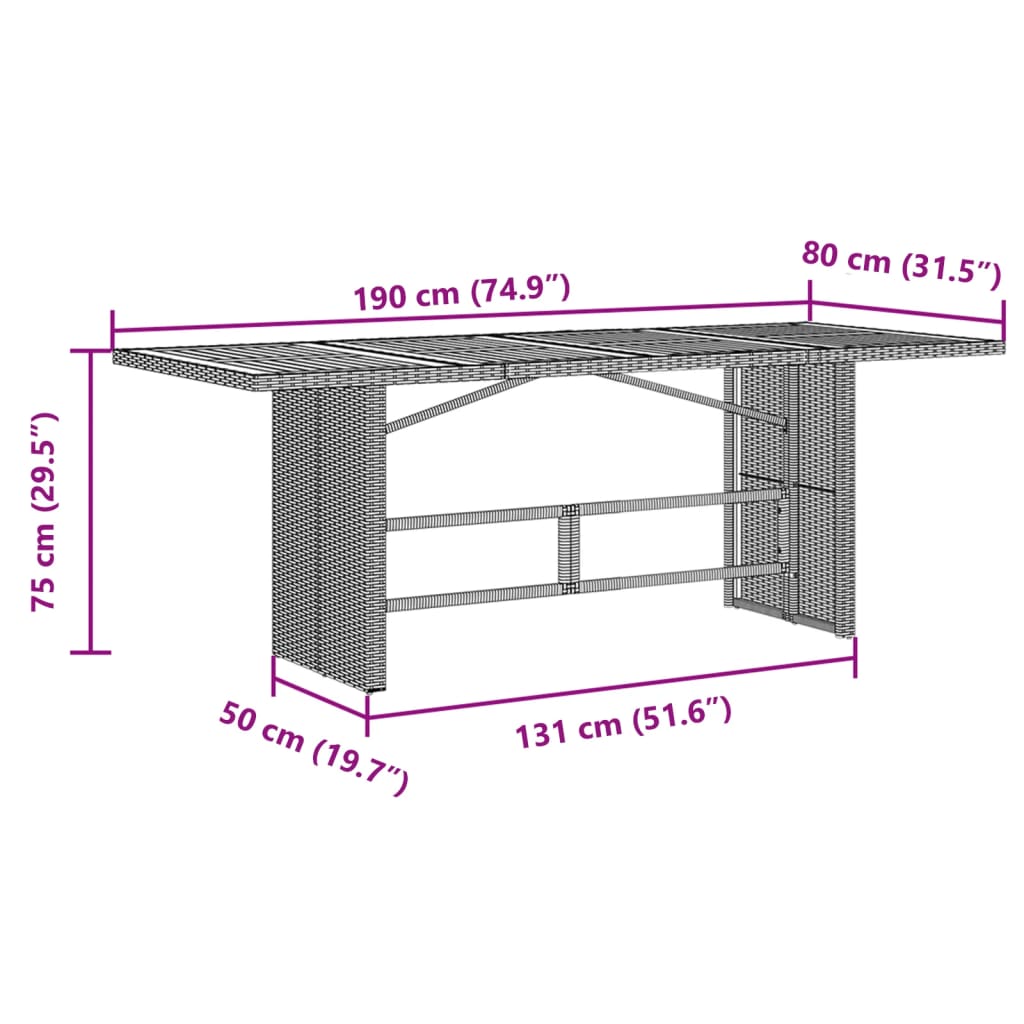 Set mobilier de grădină cu perne, 7 piese, negru, poliratan