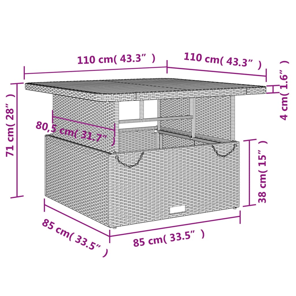 Set mobilier de grădină, 2 piese, cu perne, bej, poliratan