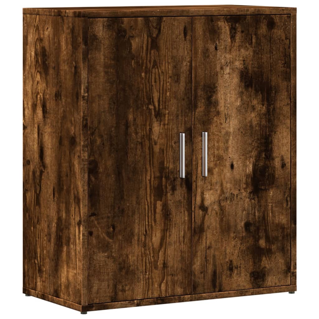 Cabinets, 2 pcs., smoky oak, 60x31x70 cm, engineered wood