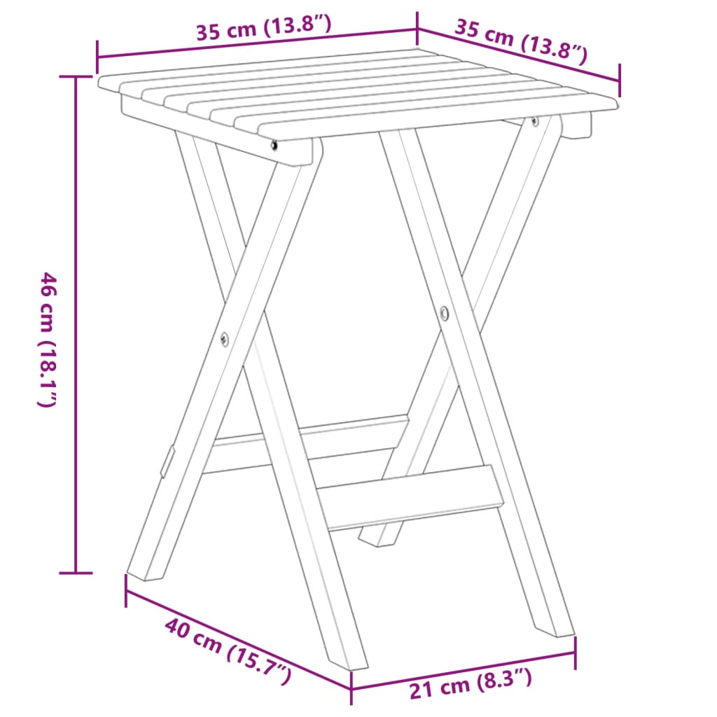 Rocking chairs 2 pcs with folding table, white, solid poplar wood