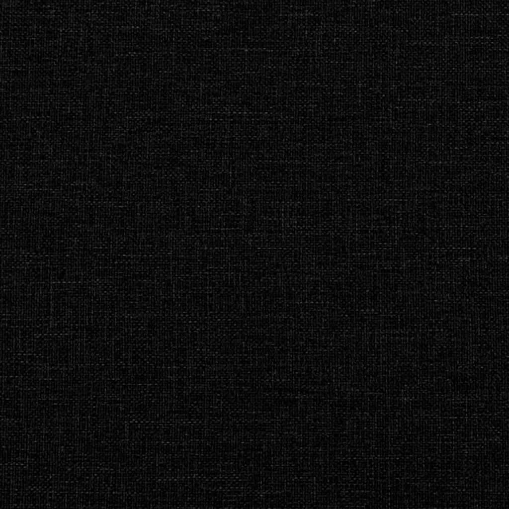 Pat box spring cu saltea, negru, 160x200 cm, textil