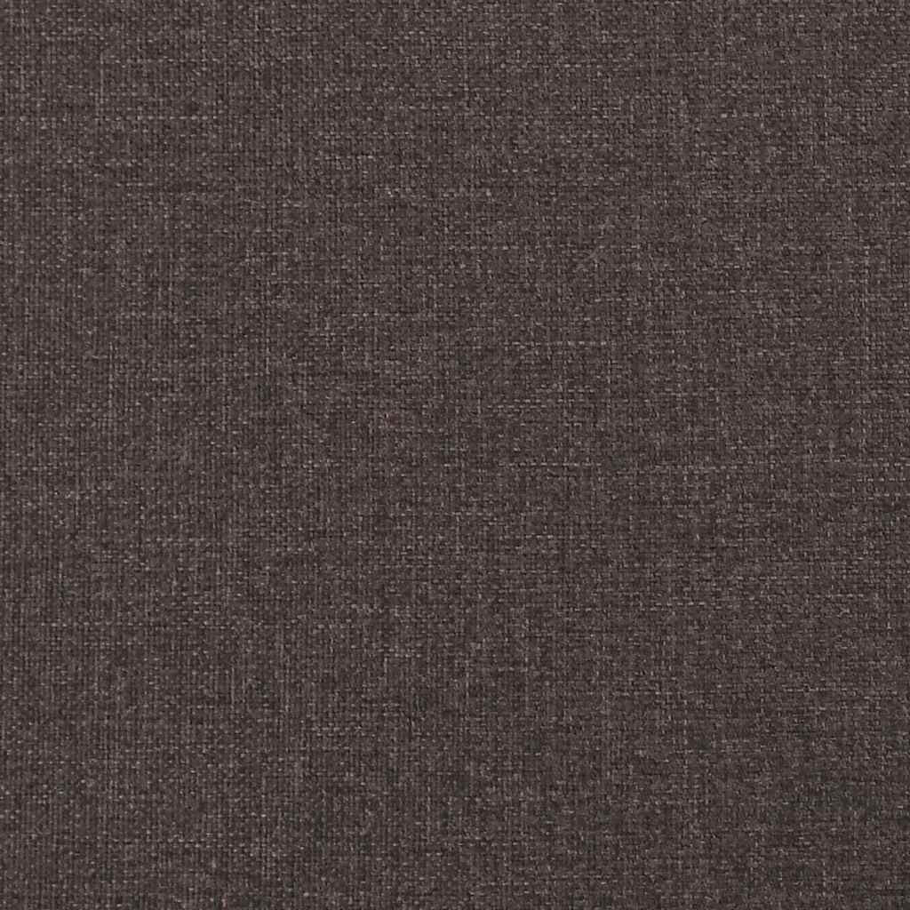 Pat box spring cu saltea, maro închis, 120x200 cm, textil