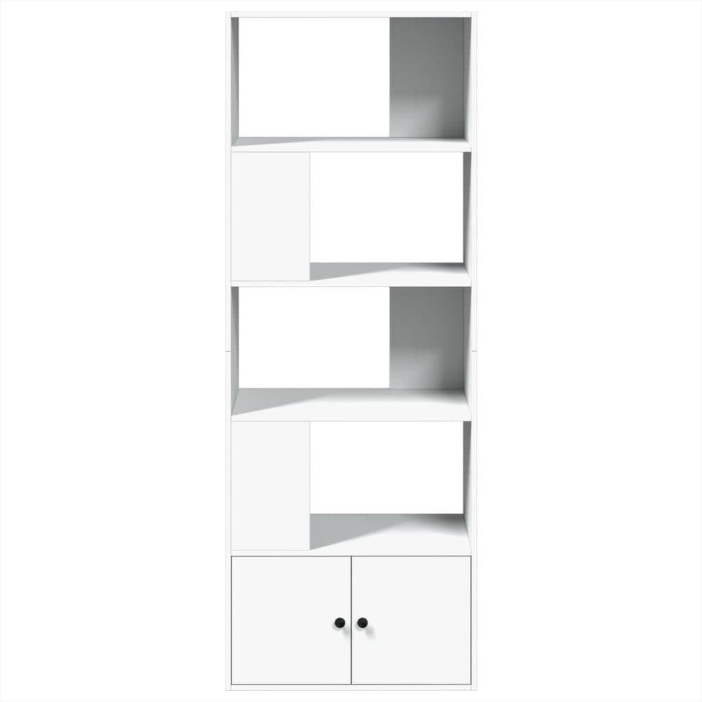 Bookcase, white, 70x36x189 cm, processed wood