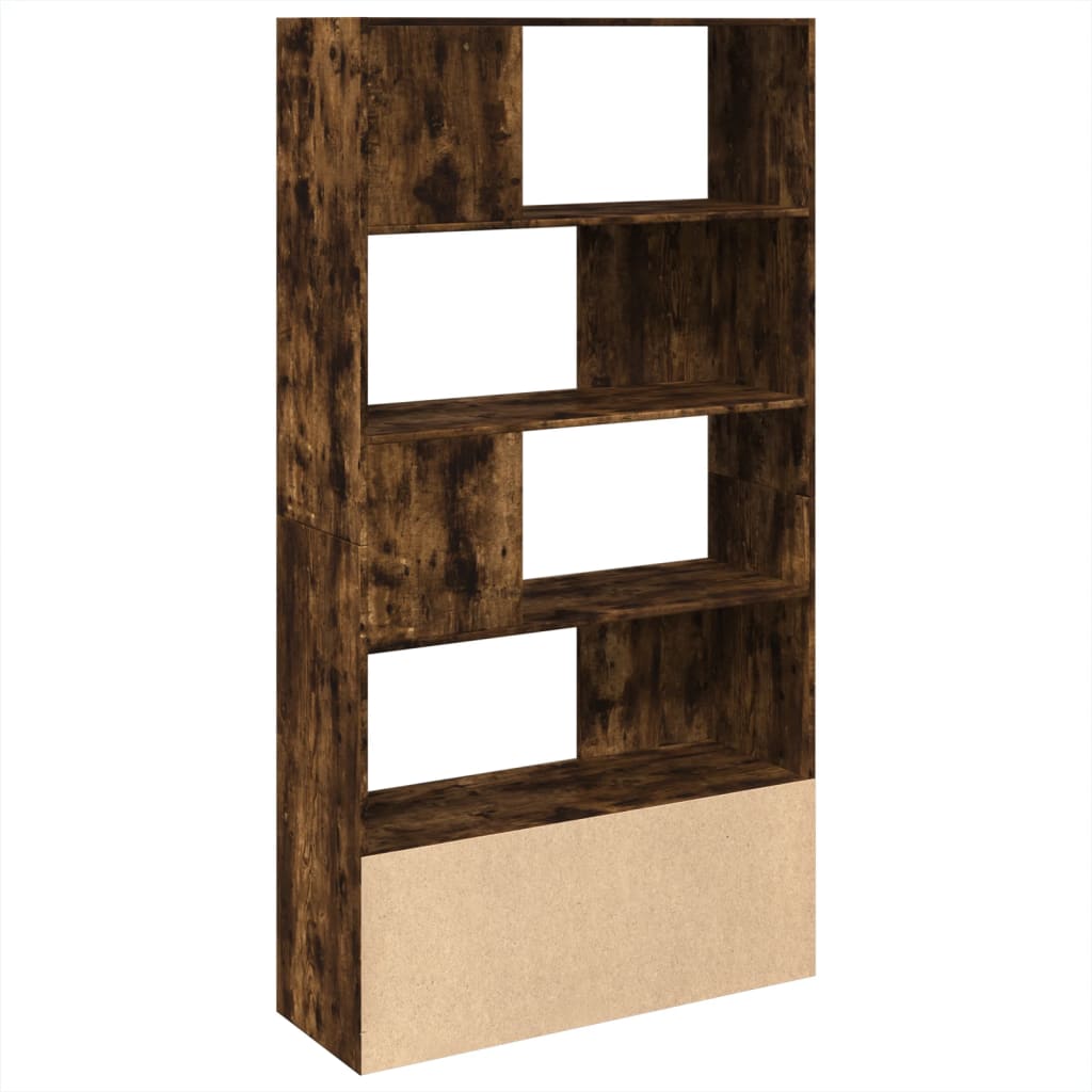 Bookcase, smoky oak, 100x36x189 cm, engineered wood