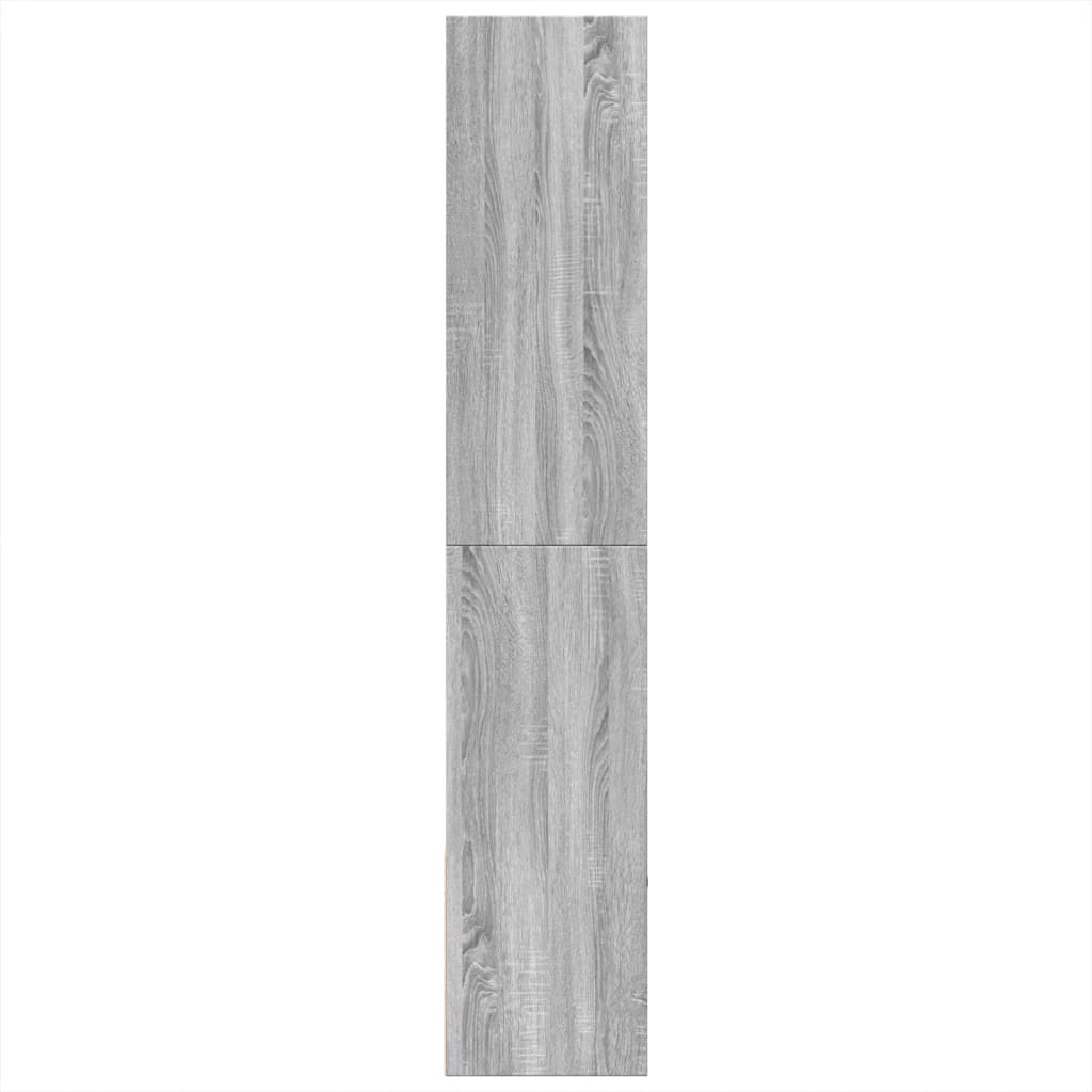 Bookcase, sonoma grey, 100x36x189 cm, engineered wood