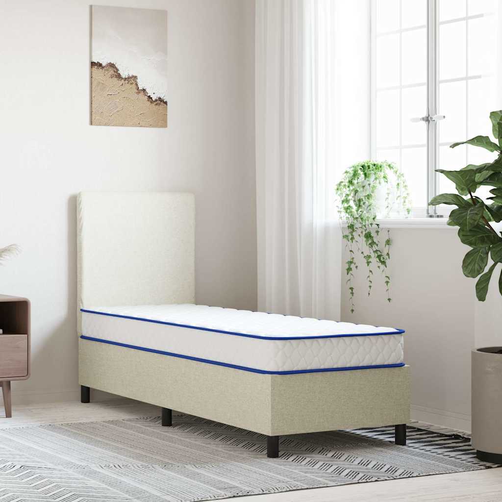 Memory foam mattress, white, 70x200x17 cm