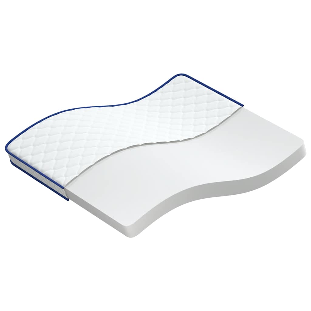 Memory foam mattress, white, 140x190x17 cm