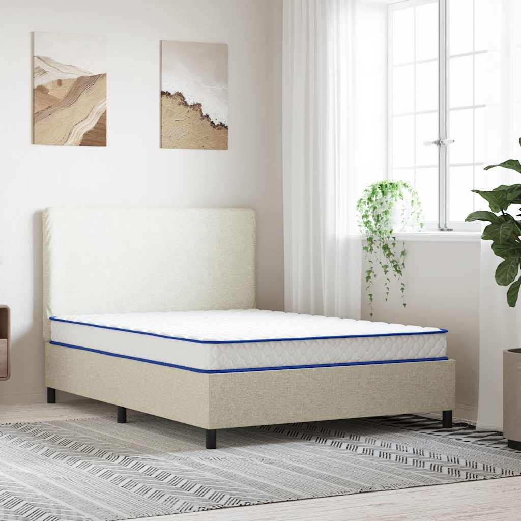 Memory foam mattress, white, 140x190x17 cm