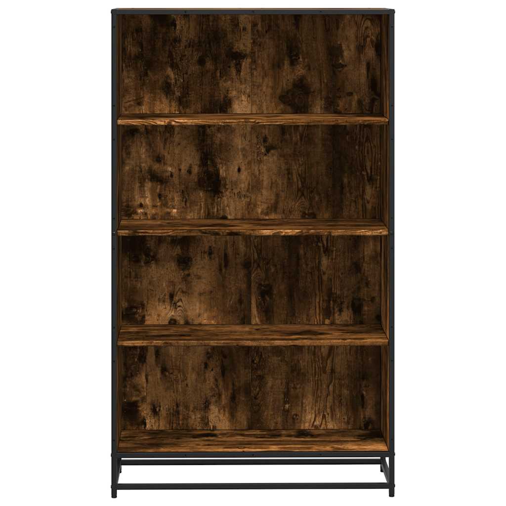 Bookcase, smoky oak, 80.5x35x139 cm, processed wood