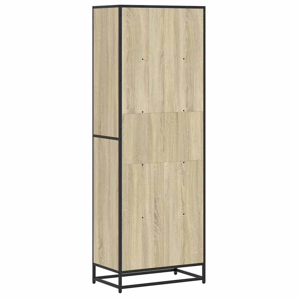 Bookcase, sonoma oak, 60x35x170.5 cm, processed wood