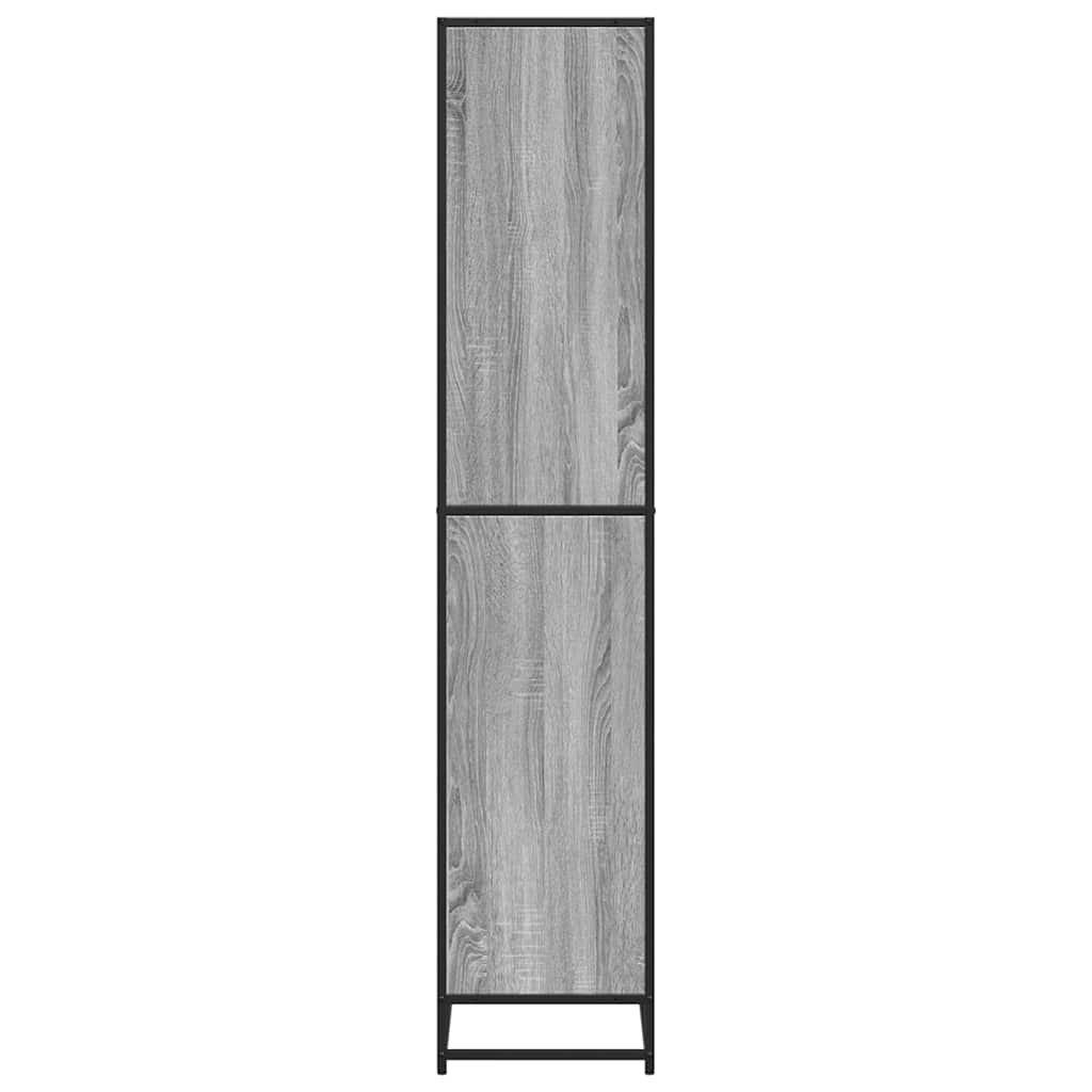 Bookcase, sonoma grey, 60x35x170.5 cm, engineered wood