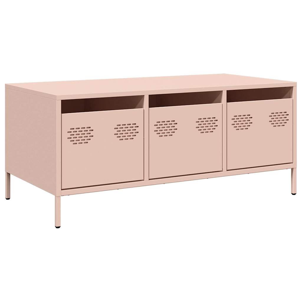 Coffee table, Pink, 101.5x50x43.5 cm, cold-rolled steel