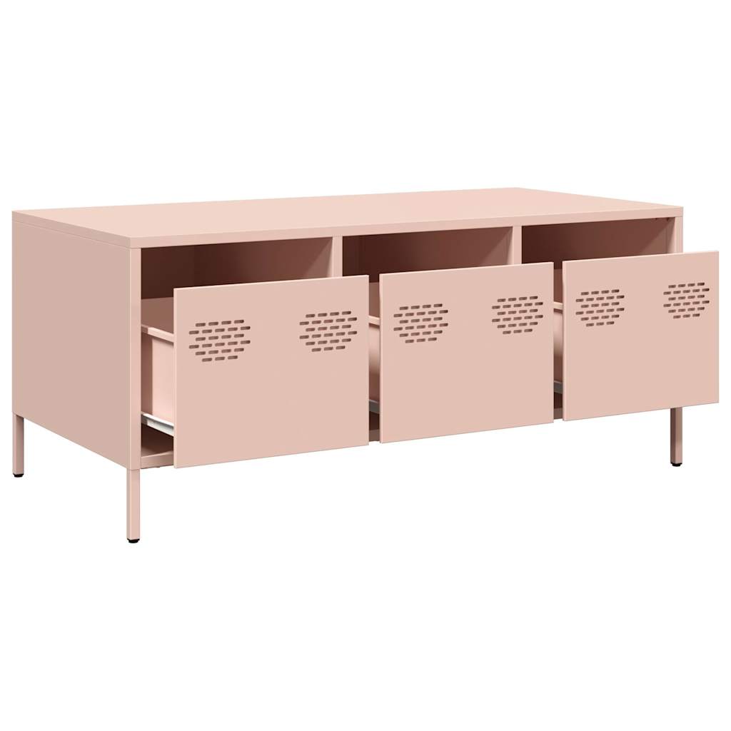 Coffee table, Pink, 101.5x50x43.5 cm, cold-rolled steel