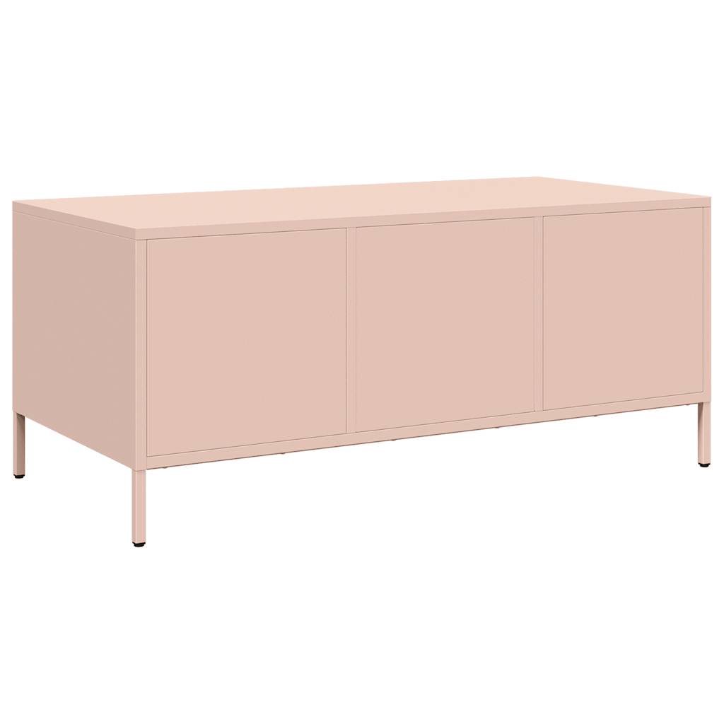 Coffee table, Pink, 101.5x50x43.5 cm, cold-rolled steel