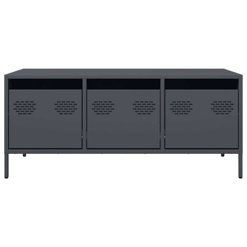 Anthracite coffee table 101.5x50x43.5 cm, cold-rolled steel