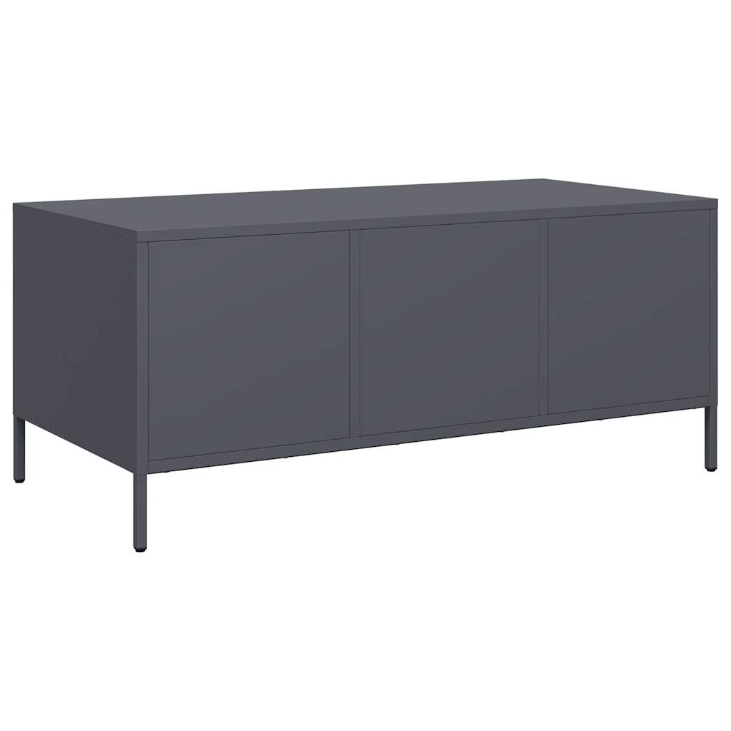 Anthracite coffee table 101.5x50x43.5 cm, cold-rolled steel