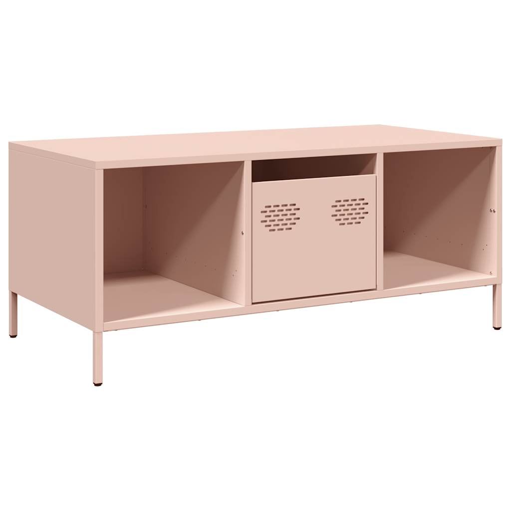 Coffee table, Pink, 101.5x50x43.5 cm, cold-rolled steel