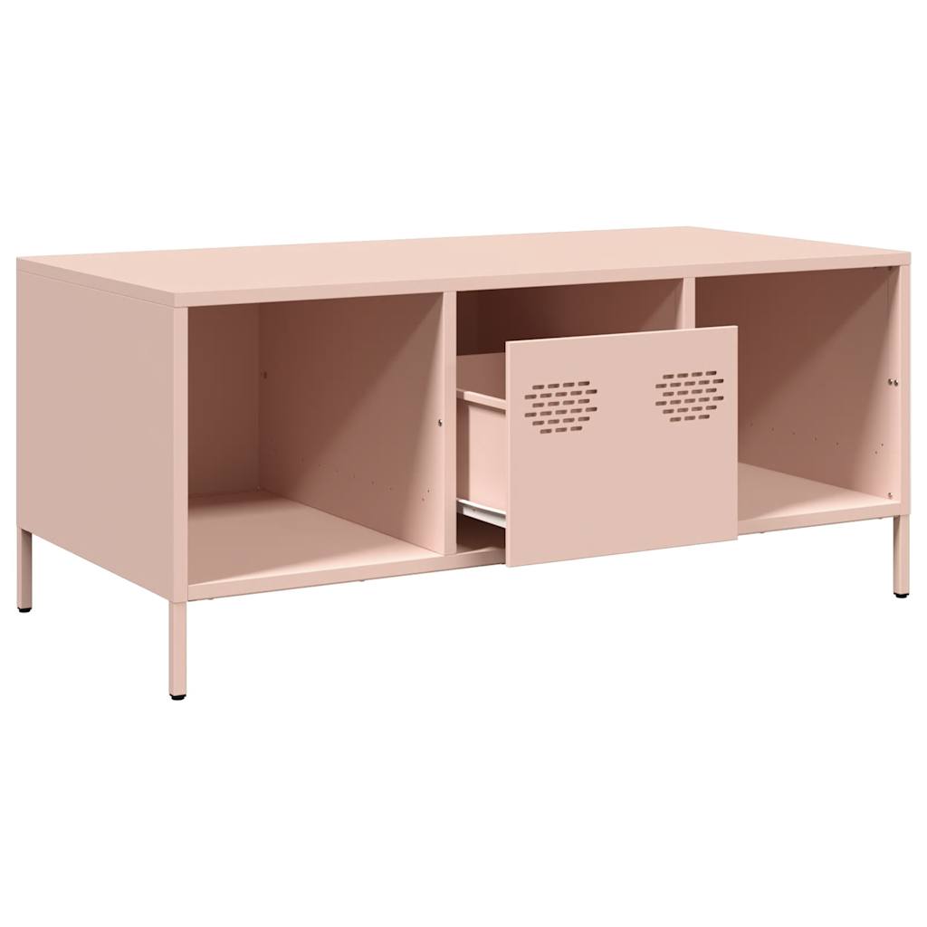 Coffee table, Pink, 101.5x50x43.5 cm, cold-rolled steel