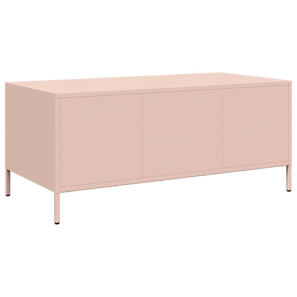 Coffee table, Pink, 101.5x50x43.5 cm, cold-rolled steel