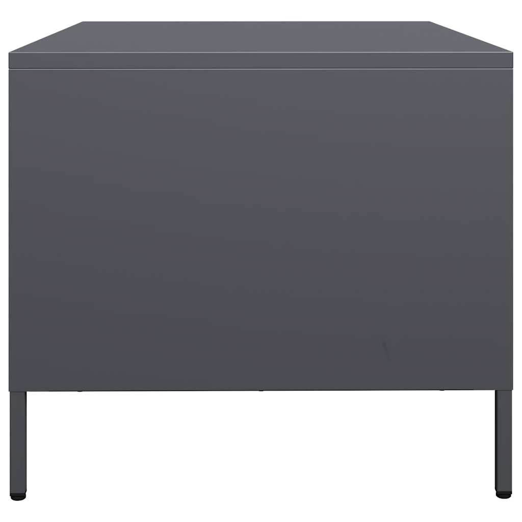 Coffee table, anthracite 101.5x50x43.5 cm cold-rolled steel