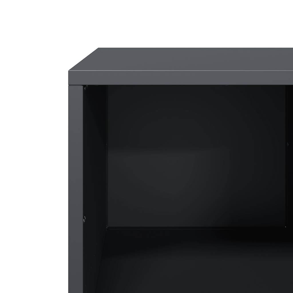 Coffee table, anthracite 101.5x50x43.5 cm cold-rolled steel