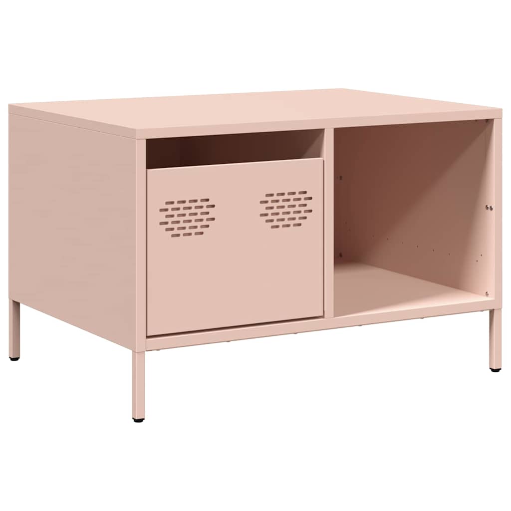 Coffee table, pink, 68.5x50x43.5 cm, cold-rolled steel