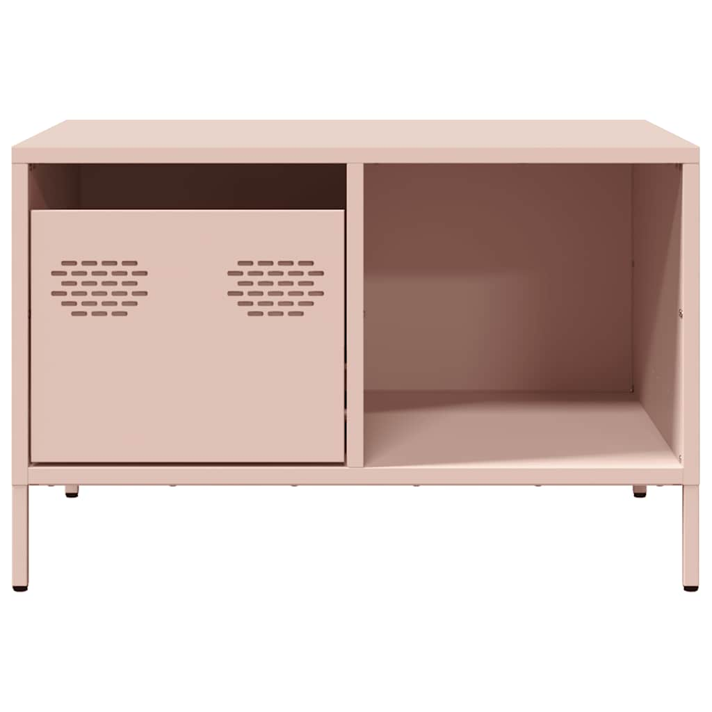 Coffee table, pink, 68.5x50x43.5 cm, cold-rolled steel