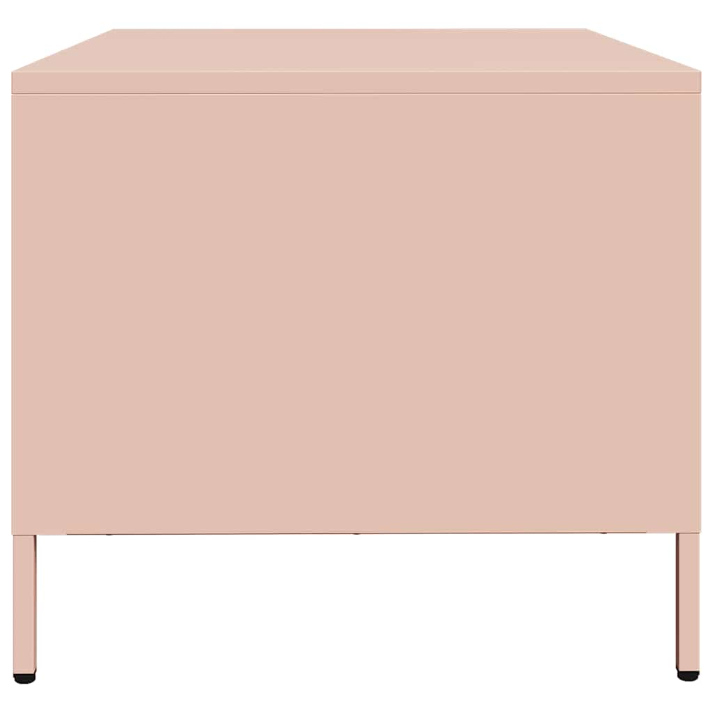 Coffee table, pink, 68.5x50x43.5 cm, cold-rolled steel